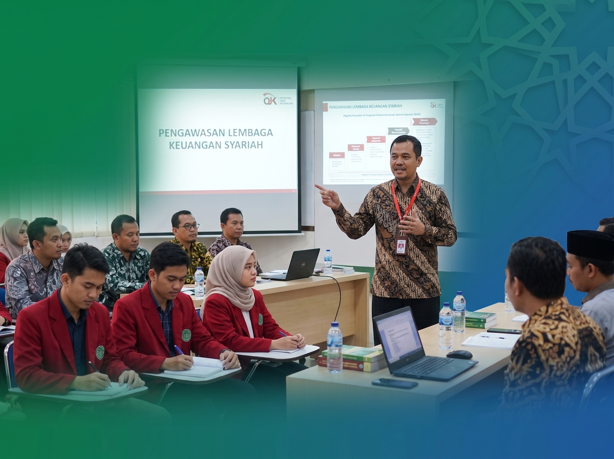 Dosen tamu dari OJK bahas pengawasan lembaga keuangan syariah